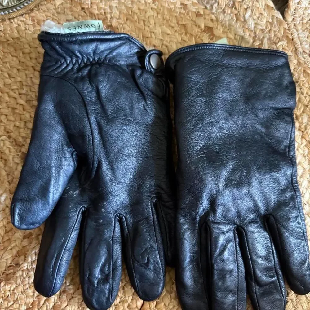 Source Unknown black leather